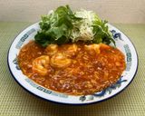 春野菜と食べる海老チリ♪作り方5写真