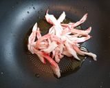 夏休み子供喜ぶ時短昼食夕飯カニカマレタス卵炒飯作り方5写真