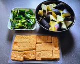 茄子ピーマン厚揚げ炒め♡彩り良く焼くコツ作り方1写真