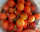 Cherry and Peach mousse作り方1写真