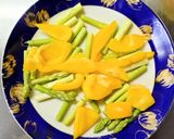 レンジで早い！ アスパラと パプリカの 甘酢和え作り方3写真