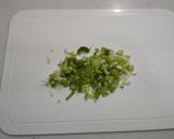 白菜炒め甘口エビチリ乗せ作り方1写真