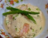 木綿豆腐と卵とむきエビでレンジ蒸し♪作り方7写真