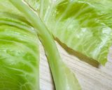 キャベツの包み蒸しすまし顔とともに🤣作り方2写真