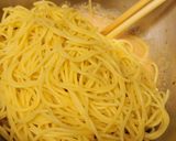 簡単明太バターパスタ作り方3写真