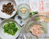 簡単おつまみオードブルブロッコリーツナ茸パンピザ作り方1写真