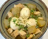 野菜たっぷり野菜料理。豚肉と冬瓜のほっこり甘辛煮作り方6写真