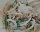 新玉葱とスナップえんどうのツナマヨサラダ作り方4写真