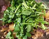 焼き芋と甘栗のクレソンの胡桃サラダ作り方7写真
