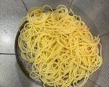 キュウリと椎茸のクリームチーズパスタ作り方2写真