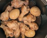 手羽元と卵の🌟こっくり甘酢煮作り方5写真
