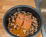 1歳と食べる、鮭とマッシュルームご飯作り方4写真