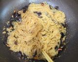 麻婆春雨で揚げない焼き春巻き作り方2写真