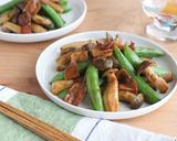 スナップエンドウとしめじのカレー炒め作り方6写真
