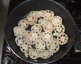 蓮根バターガーリックソテー♪簡単レシピ作り方5写真