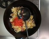 冷蔵庫に眠る紅生姜で作る、紅生姜炒飯作り方5写真