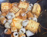 厚揚げとちくわの味噌炒め♪作り方3写真