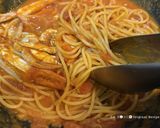渡り蟹のトマトクリームパスタ♬作り方10写真