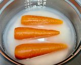 米と酒の蒸気で蒸す極上にんじんご飯作り方2写真
