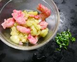 レンジで簡単！焼き茄子の紅生姜焼き風作り方3写真