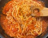 トマトとにんにくのパスタ作り方9写真