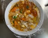 お一人様野菜たっぷりバーベキュー味親子丼作り方18写真