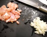 簡単!照り焼きチキンタルタルサンド作り方1写真