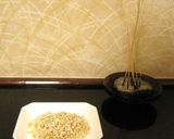 コーヒーの葉を使って炊いたバケツ稲作り方6写真