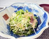 【ポリ袋で簡単】梅干し長芋とろろサラダ作り方14写真