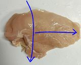 鶏むね肉♡しっとり塩麹蒸し焼き作り方1写真