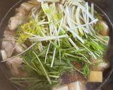 鶏肉と水菜のお鍋作り方5写真