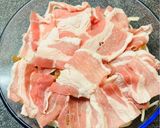 レンジで簡単！もやしと豚バラの梅風味作り方3写真
