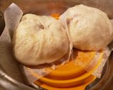 じゅわっと新玉ねぎの特大肉まん作り方13写真
