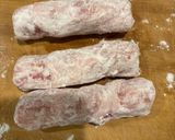 お弁当に！ちくわの豚巻き甘辛だれ作り方3写真