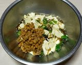 豆腐とオクラのネバネバもずく酢(＋納豆)作り方5写真