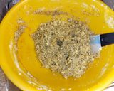 黒胡麻きな粉ホワイトチョコカップケーキ作り方4写真