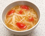 トマトのお味噌汁🍅💓作り方3写真
