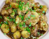 ご飯が進む！鶏もも肉と和栗のうんまいうんまい焼き作り方21写真