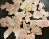 豚こま肉（鶏むね）かぼちゃ舞茸の甘辛炒め作り方3写真