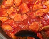 柔らか🌟鶏むね肉とエリンギのトマト味噌煮込み作り方8写真