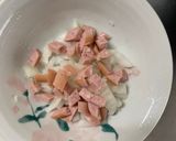 お一人様野菜たっぷり赤味噌レモン味親子丼作り方2写真