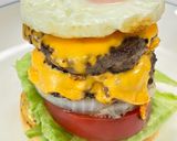本気の味🍔ダブルチーズエッグバーガー🍳🧀作り方11写真