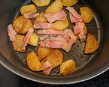 そら豆とじゃがいも、ベーコンの塩スープ作り方7写真