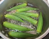 オクラ☆じゃこの梅肉あえ作り方1写真