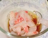 鯛とルッコラのカルパッチョ風作り方3写真