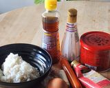 身近な食材だけで魚肉ソーセージ炒飯レンジ作り方1写真