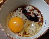 オートミールTKG粥(朝食や軽食に)作り方3写真