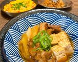 焼き豆腐で♪牛すじ豆腐作り方10写真