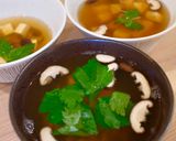 田中家の豆腐としいたけのお吸い物作り方5写真