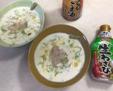 レンジ無調整豆乳&酢でカニ缶茶碗蒸し風作り方12写真